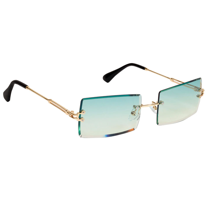 Rectangular sunglasses Frameless lenses