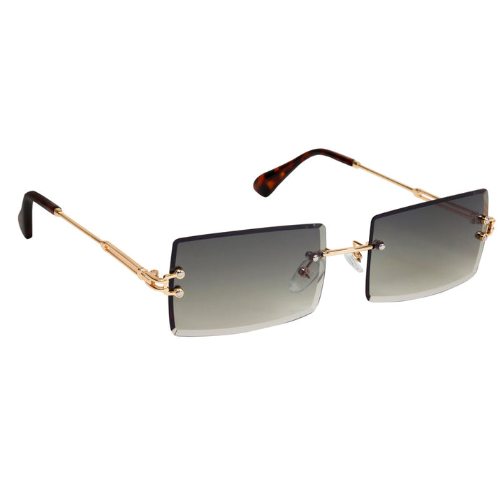 Rectangular sunglasses Frameless lenses