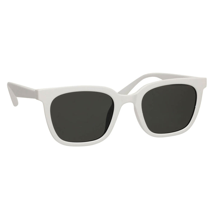 Flat angled sunglasses