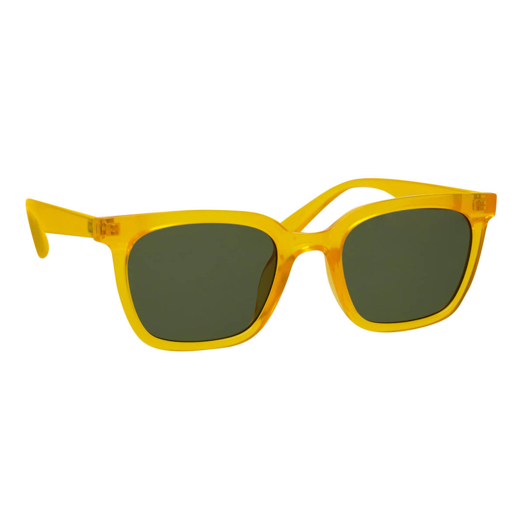 Flat angled sunglasses