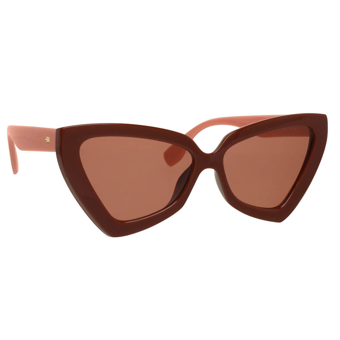 Women's big angular sunglasses