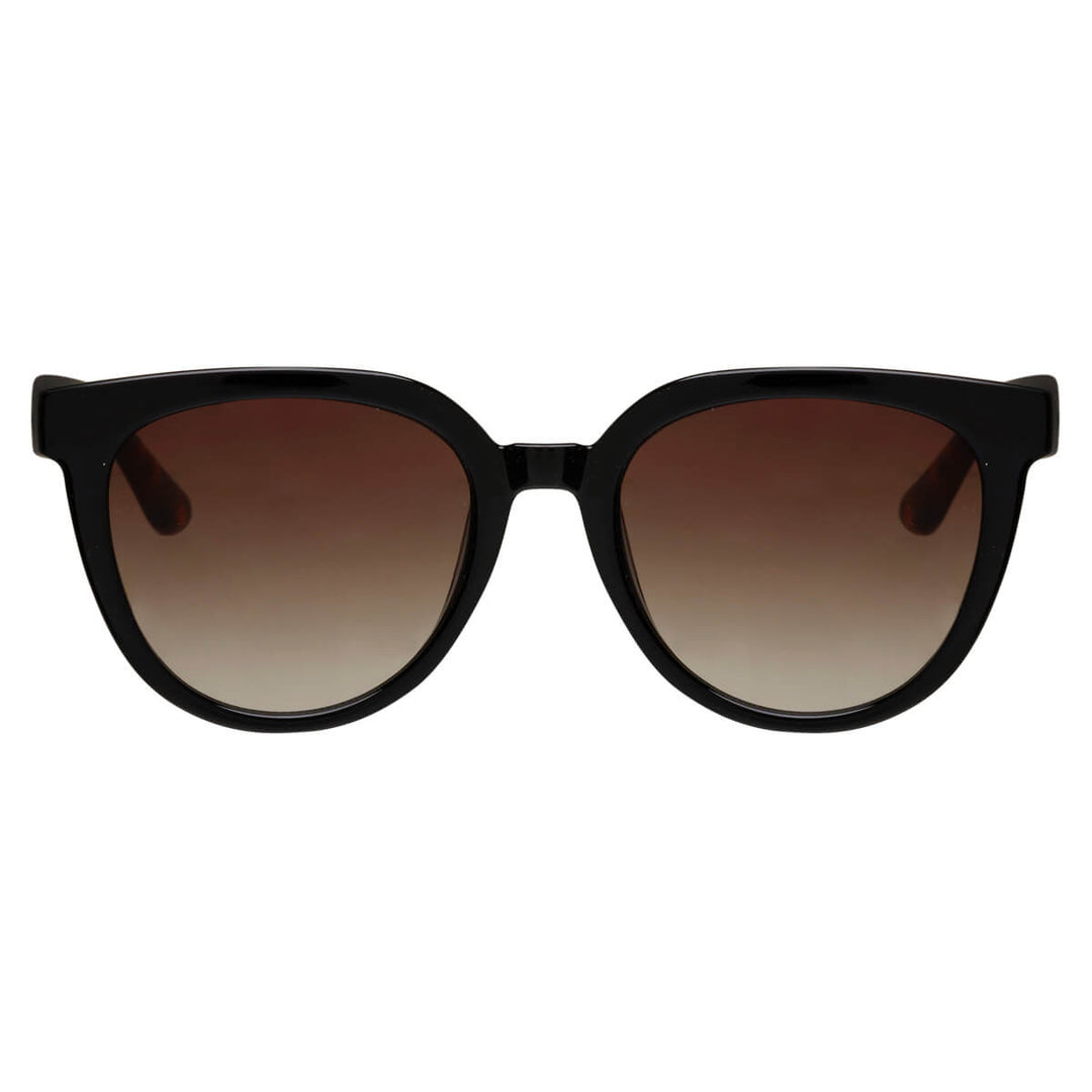 Round large sunglasses flat lenses