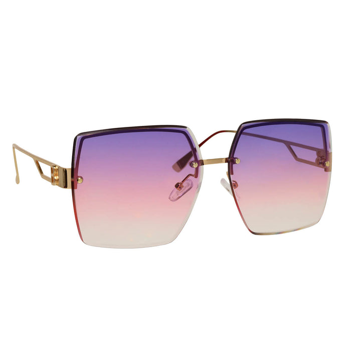 Frameless large sunglasses