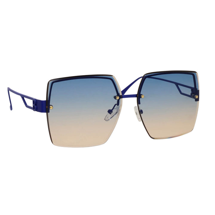 Frameless large sunglasses