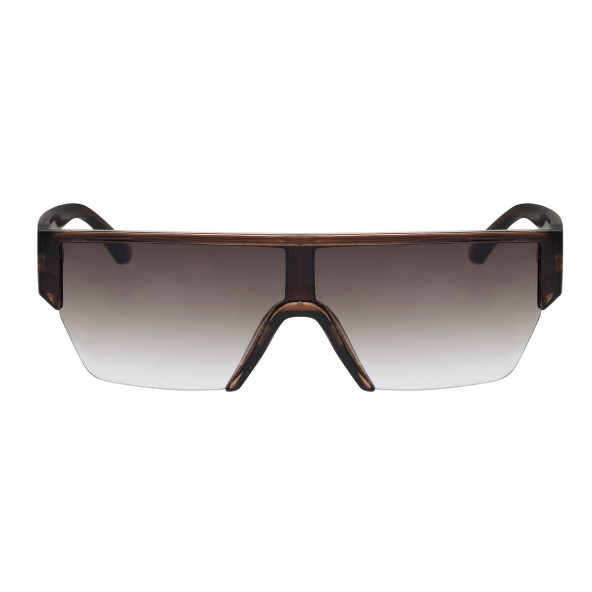 Flat angled sunglasses