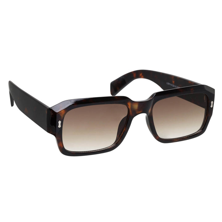 Rectangular angled sunglasses