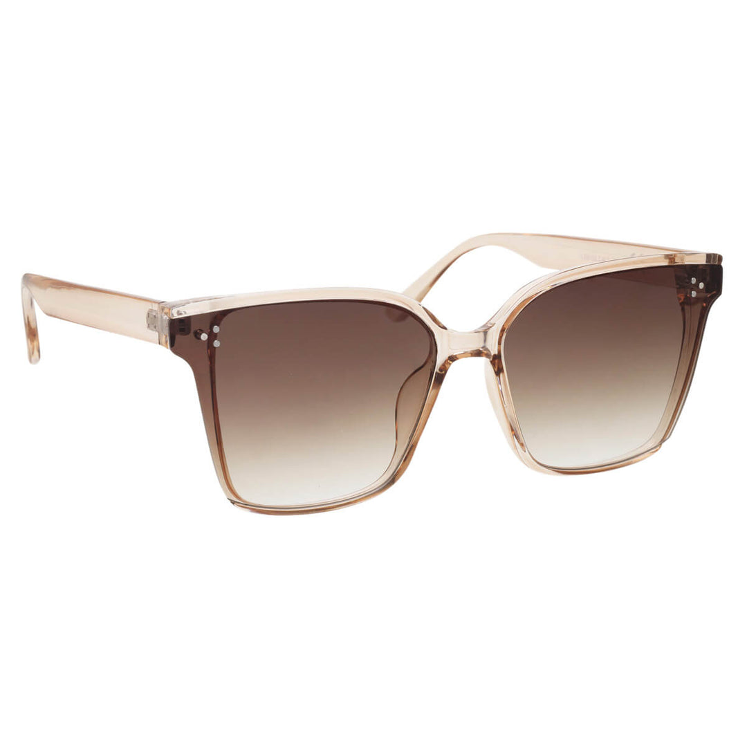 Women's big sunglasses with rivets