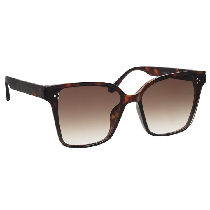 Women's big sunglasses with rivets