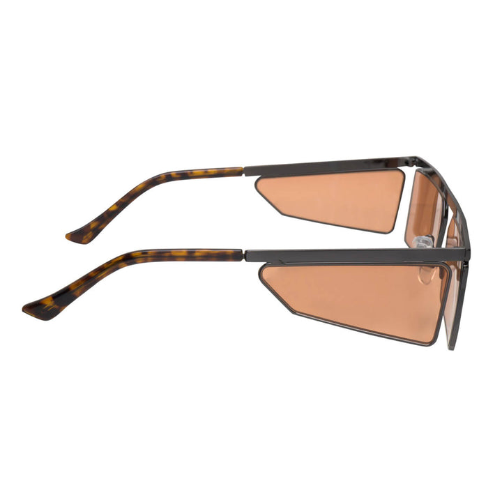 Rectangular low sunglasses flat top