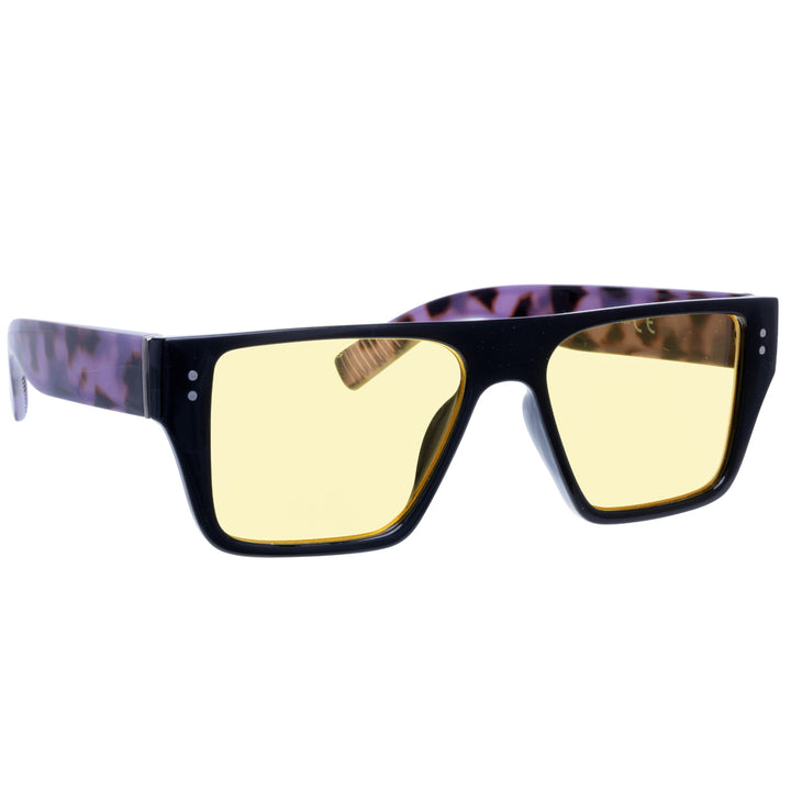 Angled flat top sunglasses