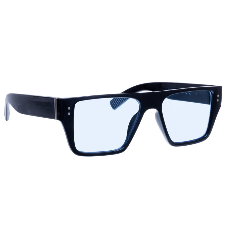 Angled flat top sunglasses