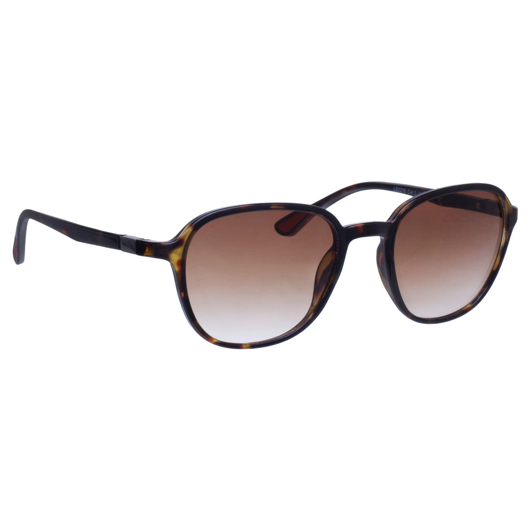 Slim round sunglasses with plastic frames