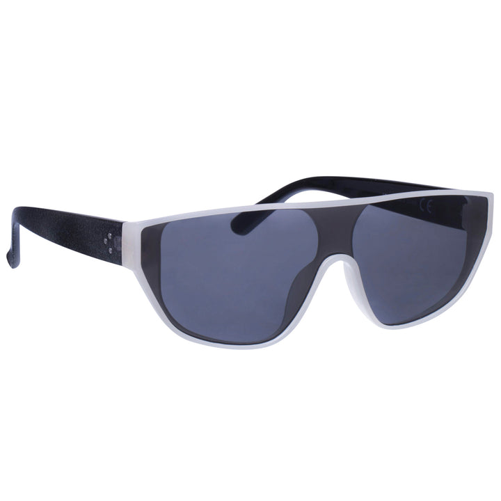 Low futuristic flat top sunglasses