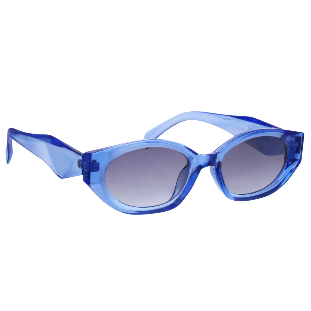 Oval angled sunglasses