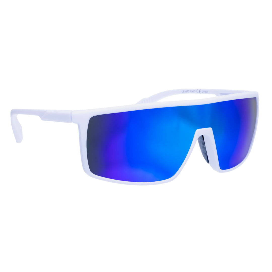 Sporty colourful flat top sunglasses