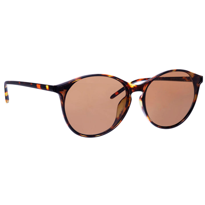 Round polarised sunglasses