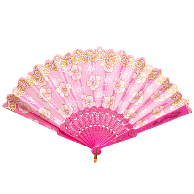 Decorated with plastic fan fabric