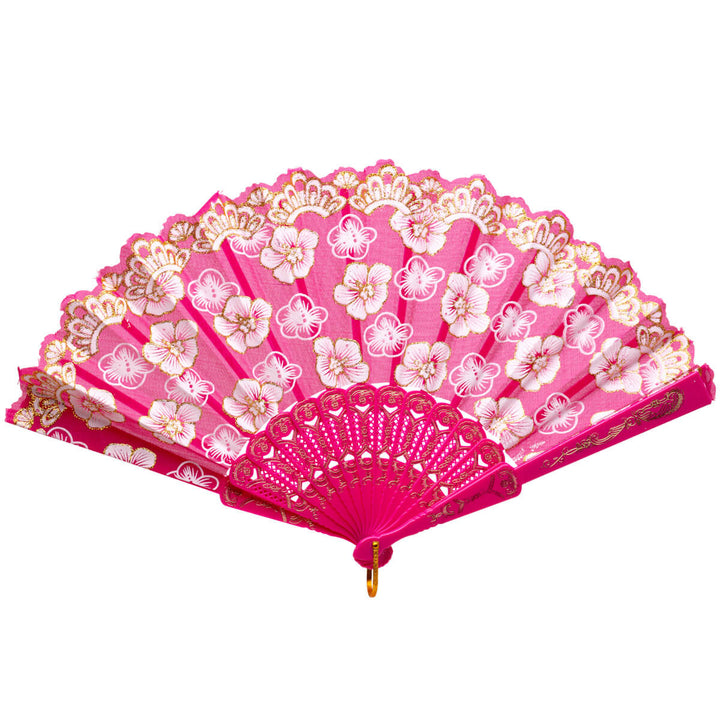 Decorated with plastic fan fabric