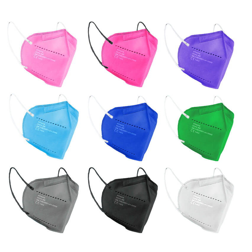 Färgad FFP2 respirator 20st