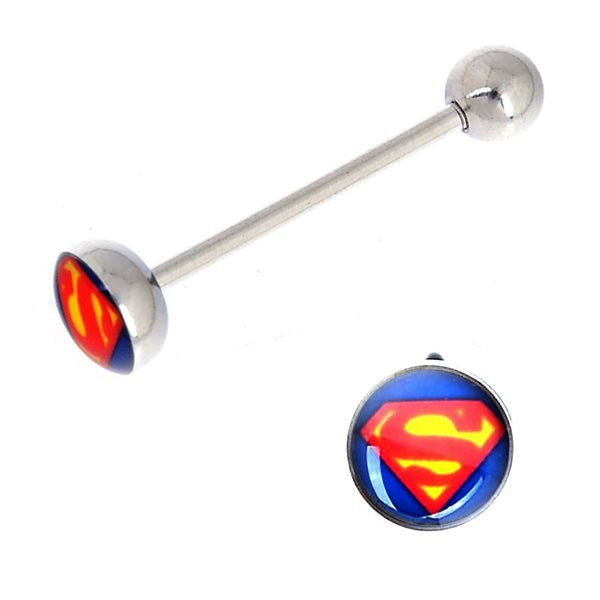 Superman språksmycken 1,6 mm (Surgery Steel 316L)